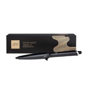 GHD Creative Curl Tapered Curling Wand in Black